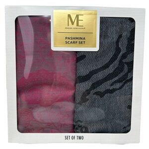 Modern Expressions 2 Pack Pashmina Scarf Set